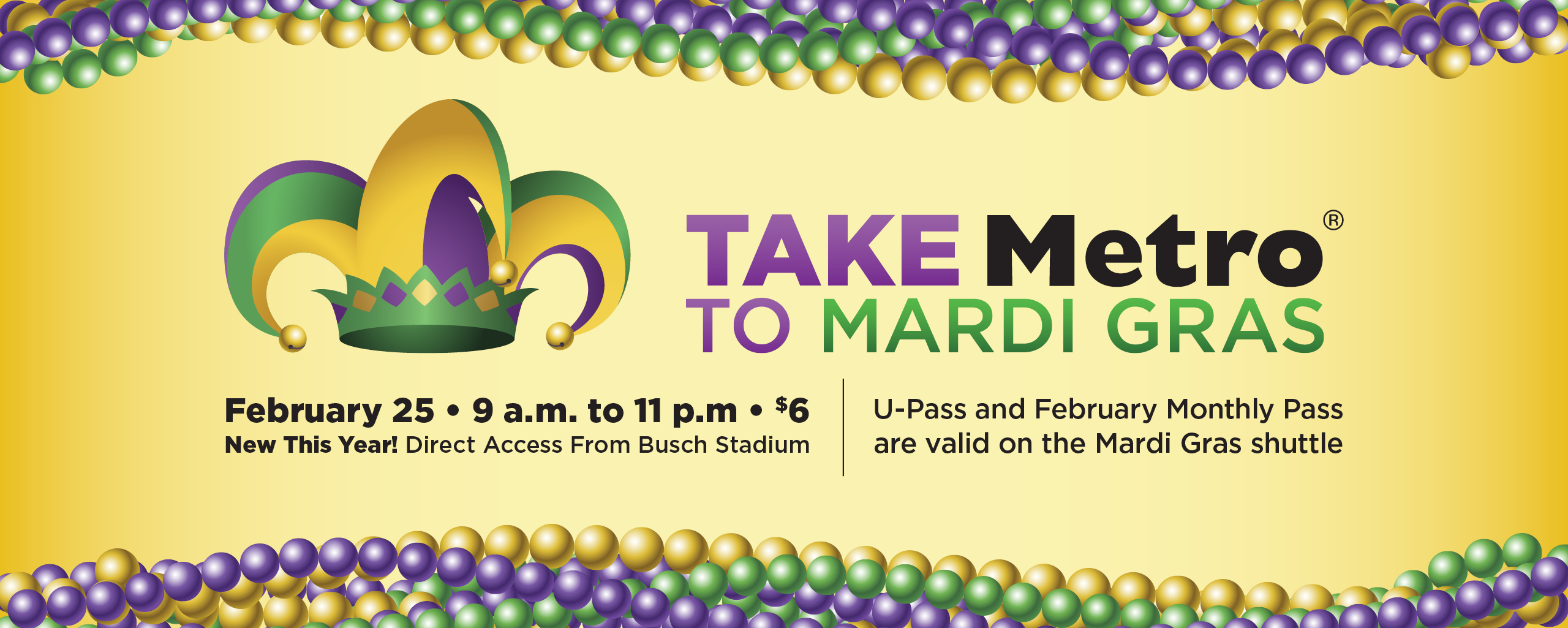 Don't Ride Metro to the Soulard Mardi Gras This Saturday