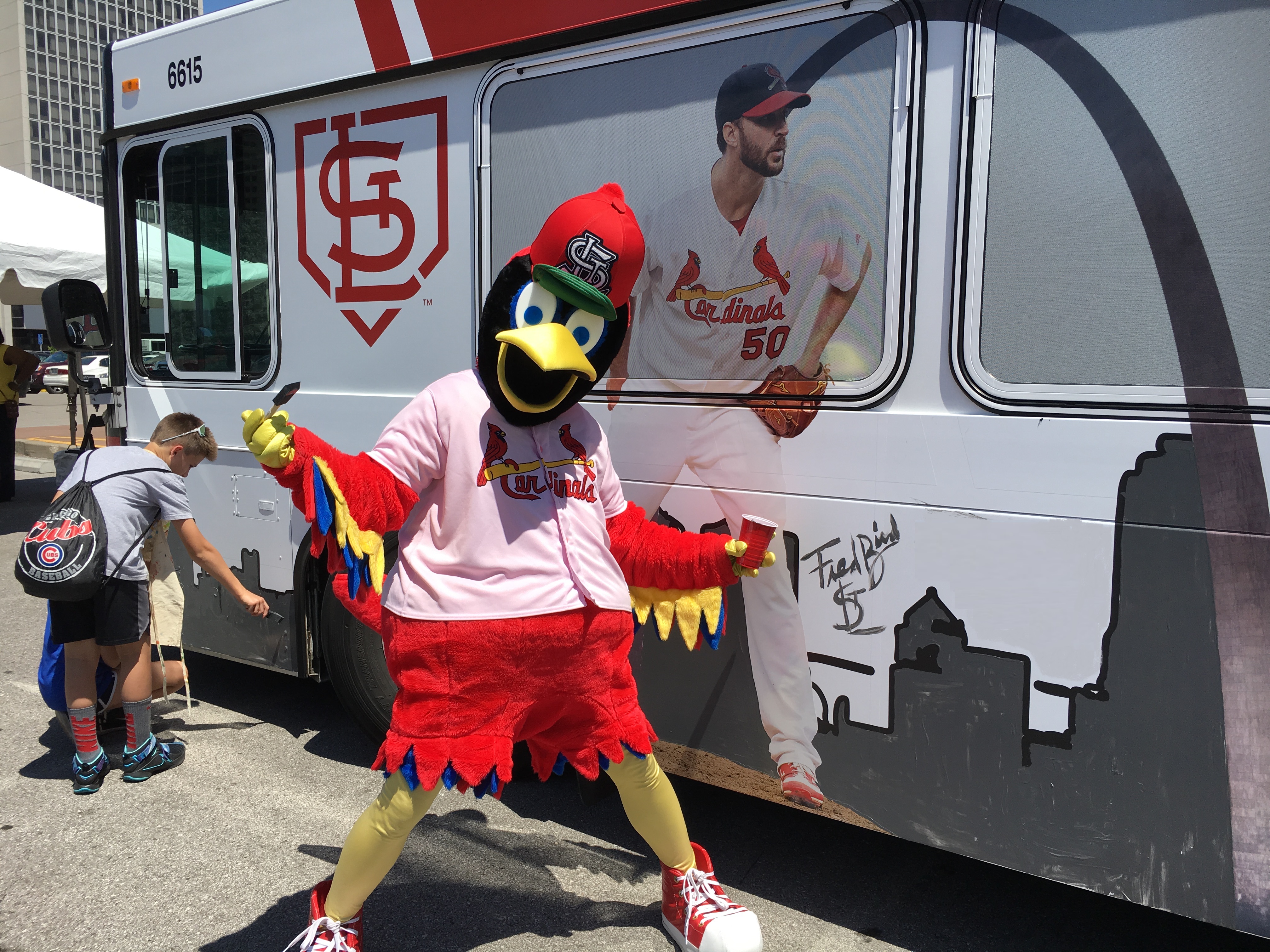 St. Louis Cardinals - Join us Friday at noon at On the Run in Wentzville  (42 West Hwy N) for Fredbird Friday! Fredbird will be there for photo ops  and to give