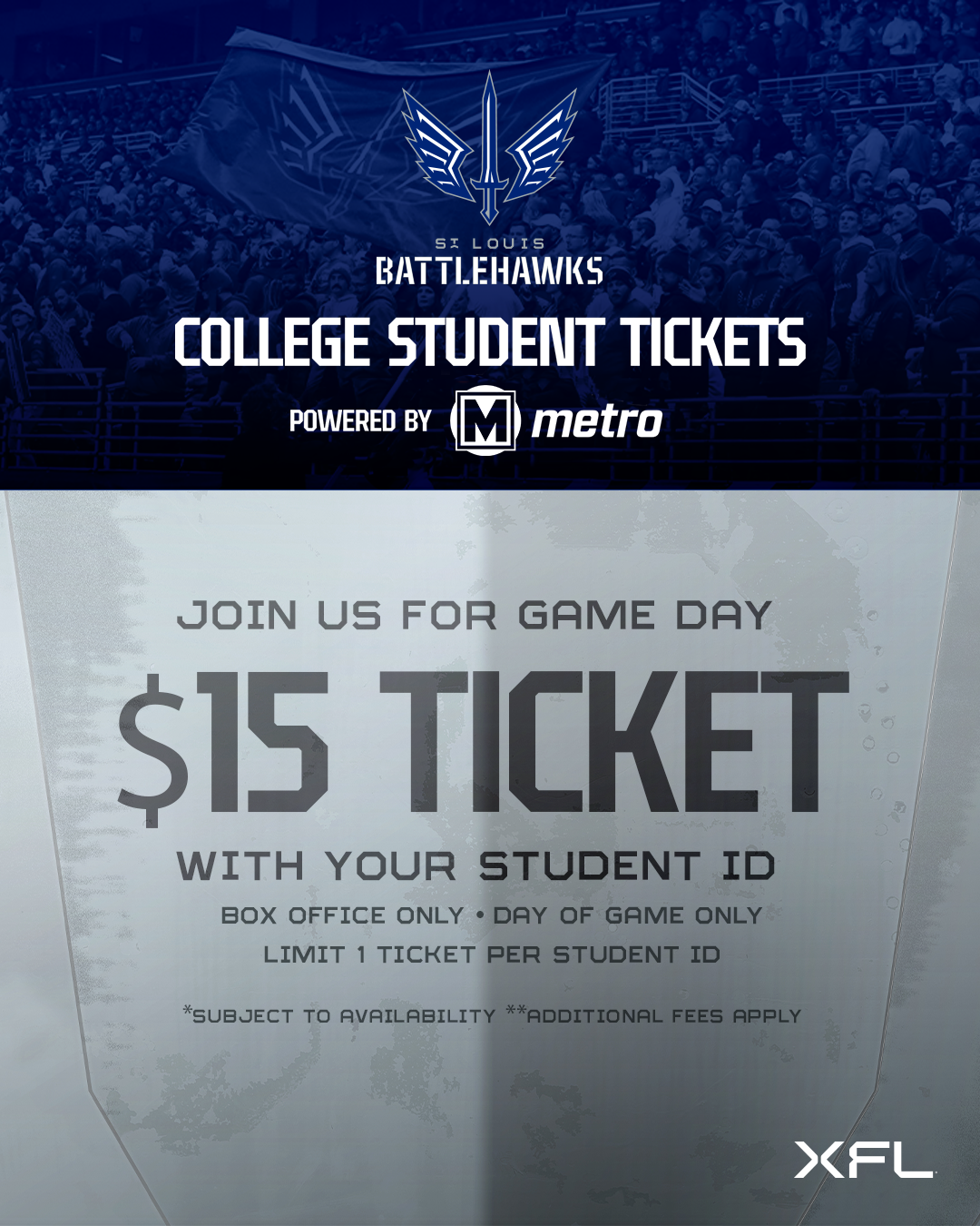 Special Battlehawks Ticket Deal for College Students