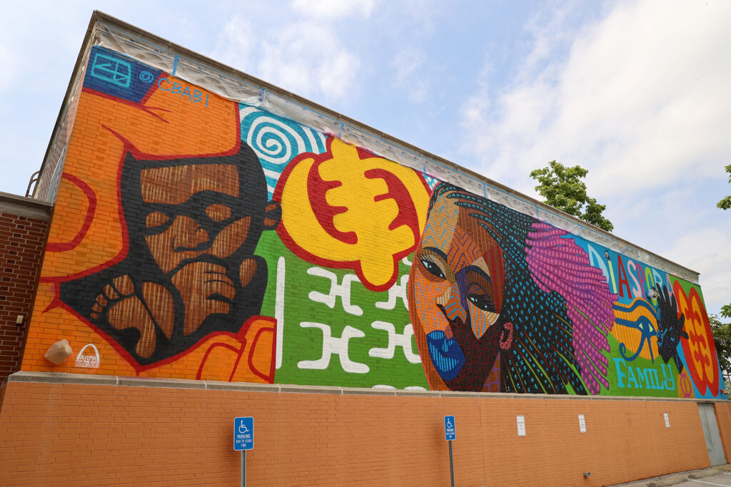 One of the murals from the St. Louis Mural Project